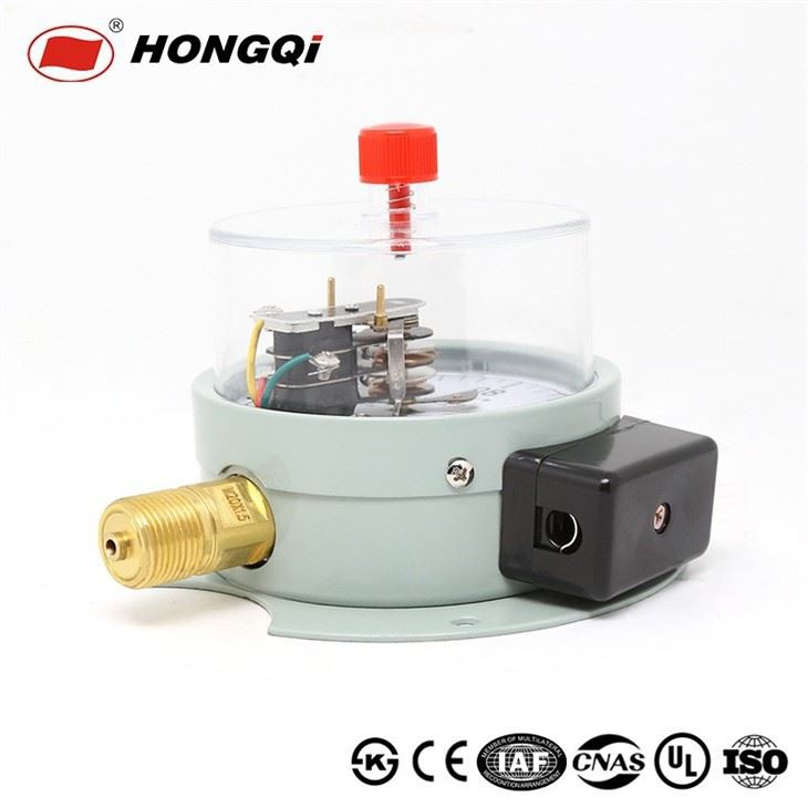 YX-100T Electric Contact Pressure Gauge Vacuum Gauge With Flange