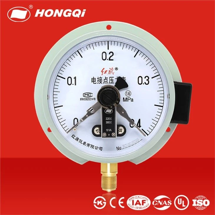 YX-150T Electric Contact Pressure Gauge Vacuum Gauge With Flange